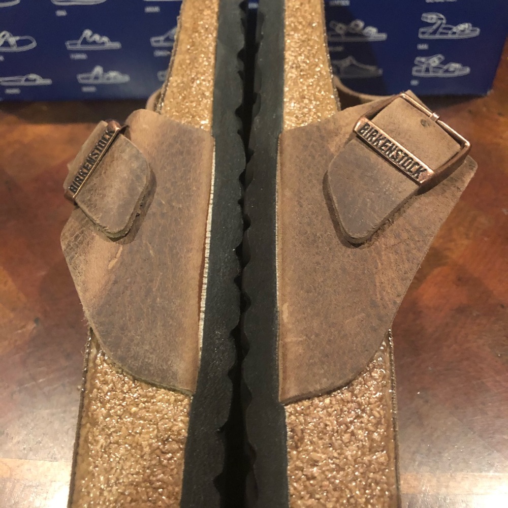 Birkenstock Como tobacco brown 9 medium new - Picture 6 of 6